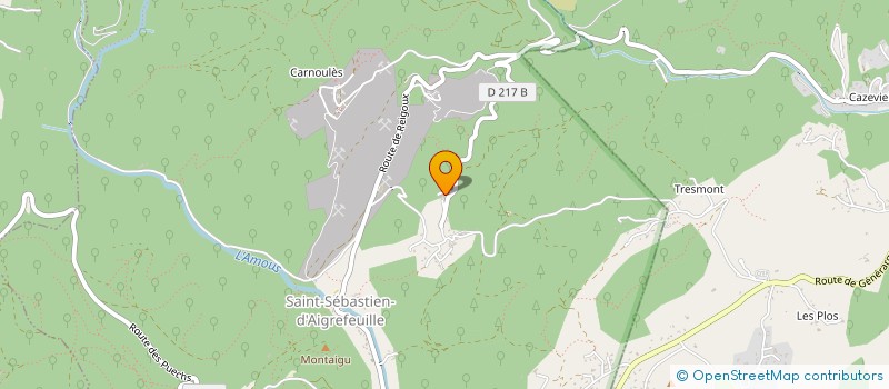 localisation de l'entreprise AU BONHEUR DES CHAMPS  CORBES