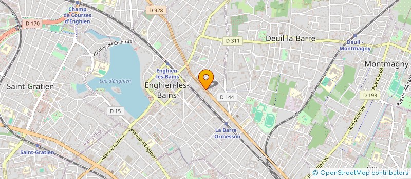 localisation de l'entreprise AU BONHEUR DES CHEMINS  MONTMORENCY