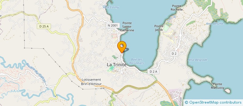 localisation de l'entreprise AU BONHEUR DES DAMES à LA TRINITE