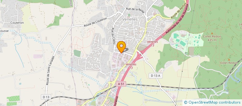 localisation de l'entreprise AU BONHEUR DES DAMES à VENELLES