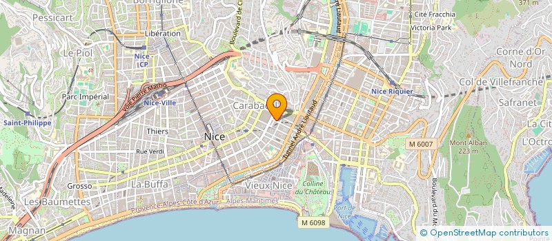 localisation de l'entreprise AU BONHEUR DES DAMES à NICE