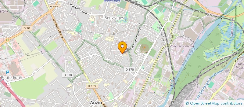 localisation de l'entreprise AU BONHEUR DES DAMES  BEUVRAGES