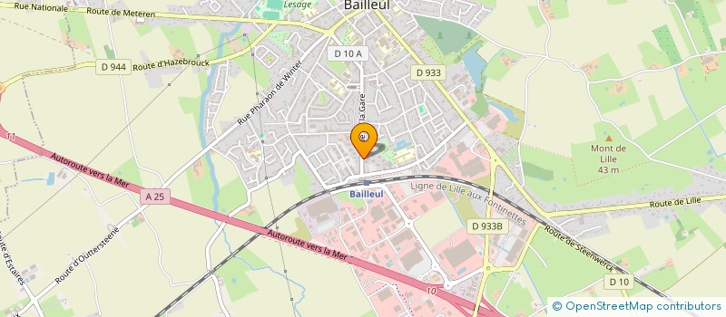 localisation de l'entreprise AU BONHEUR DES DAMES ET DES BOUTCHOUX à BAILLEUL