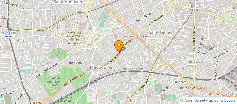 localisation de l'entreprise AU BONHEUR DES DUNES  BORDEAUX