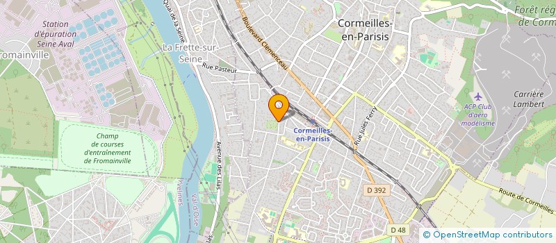 localisation de l'entreprise AU BONHEUR DES FRUITS à CORMEILLES-EN-PARISIS