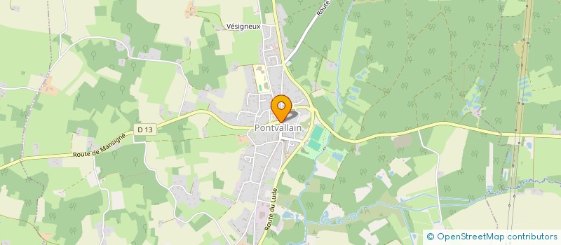 localisation de l'entreprise AU BONHEUR DES GOURMANDS à PONTVALLAIN
