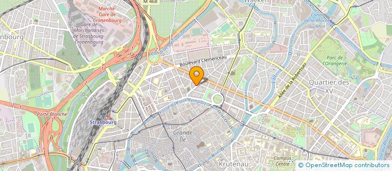 localisation de l'entreprise AU BONHEUR DES LIVRES à STRASBOURG