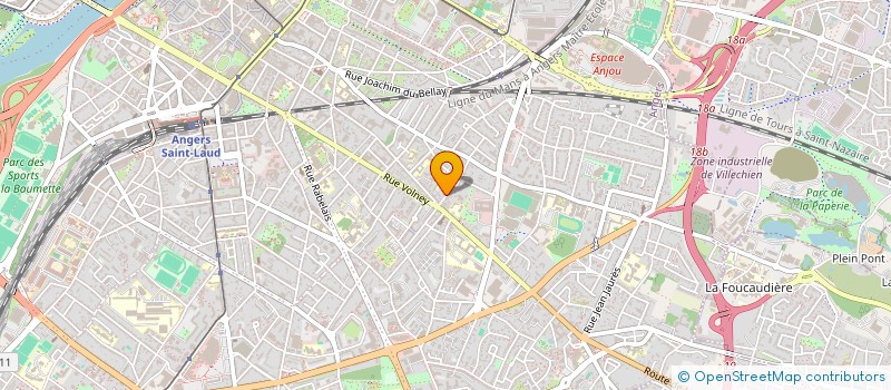 localisation de l'entreprise AU BONHEUR DES MOTS à ANGERS