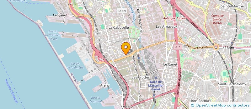 localisation de l'entreprise AU BONHEUR DES OISEAUX à MARSEILLE