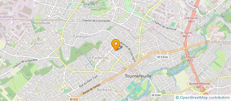 localisation de l'entreprise AU BONHEUR DES P'TITS LOUPS à TOURNEFEUILLE