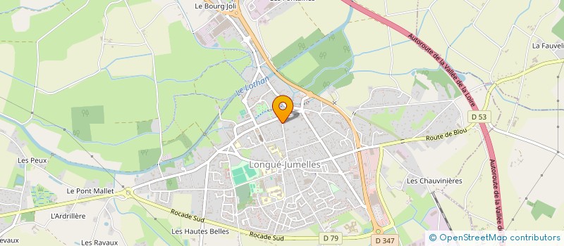 localisation de l'entreprise AU BONHEUR DES P'TITS LOUPS à LONGUE-JUMELLES