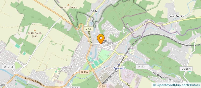 localisation de l'entreprise AU BONHEUR DES SENS à EPERNON
