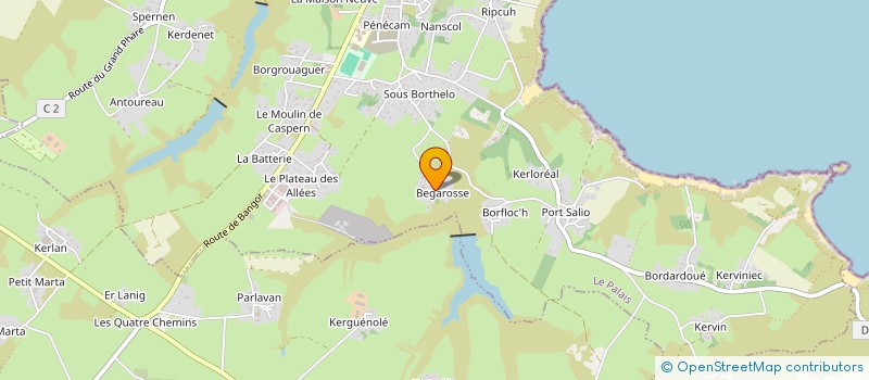 localisation de l'entreprise AU BONHEUR DES SURS  LE PALAIS