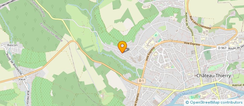 localisation de l'entreprise AU BONHEUR DES VIEUX MATOUS  CHATEAU-THIERRY