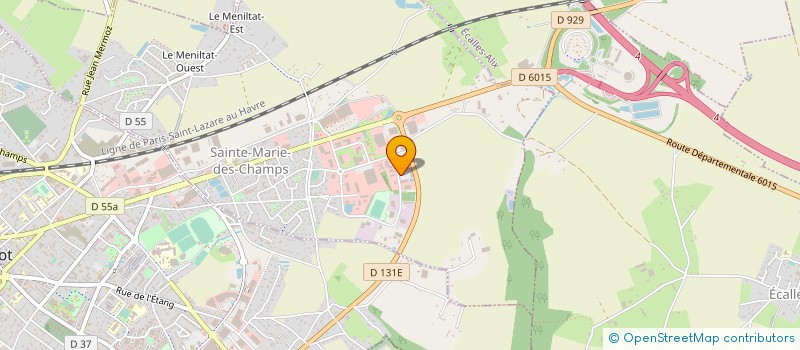 localisation de l'entreprise AU BONHEUR DES VIGNES  SAINTE-MARIE-DES-CHAMPS