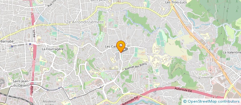 localisation de l'entreprise AU BONHEUR DU 3EME AGE  MARSEILLE
