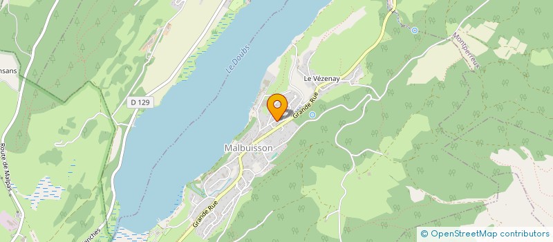 localisation de l'entreprise AU BONHEUR DU CAMPEUR  MALBUISSON