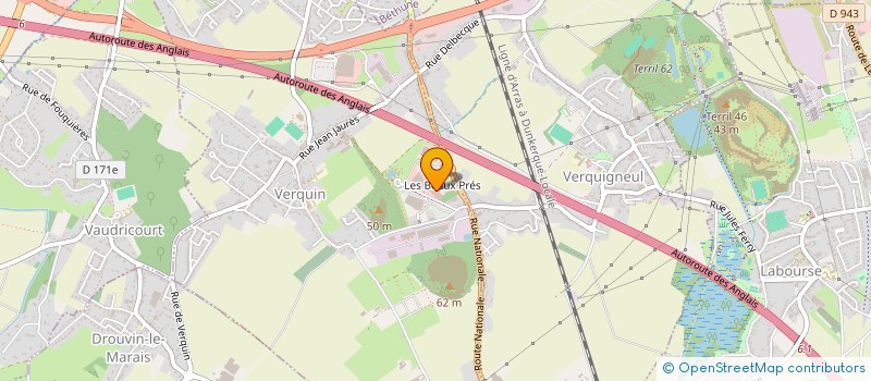 localisation de l'entreprise AU BONHEUR DU PECHEUR  VERQUIN