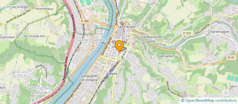 localisation de l'entreprise AU BONNET GENEREUX à VIENNE