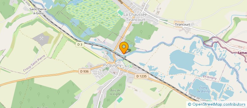 localisation de l'entreprise AU BORD DE L'ART  PICQUIGNY