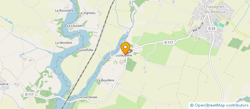 localisation de l'entreprise AU BORD DU LAC  CHAVAGNES-LES-REDOUX