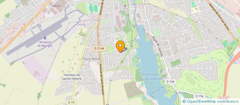 localisation de l'entreprise AU BORD DU LAC  BOURGES