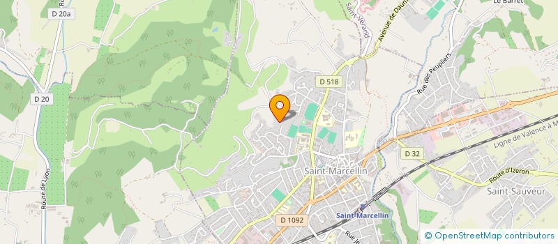 localisation de l'entreprise AU BORD DU THIOU à SAINT-MARCELLIN