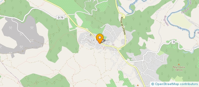 localisation de l'entreprise AU BOUAN PAN  LE THORONET