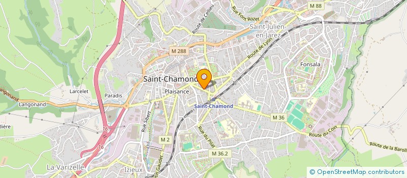 localisation de l'entreprise AU BOUCHON COURAMIAUD à SAINT-CHAMOND