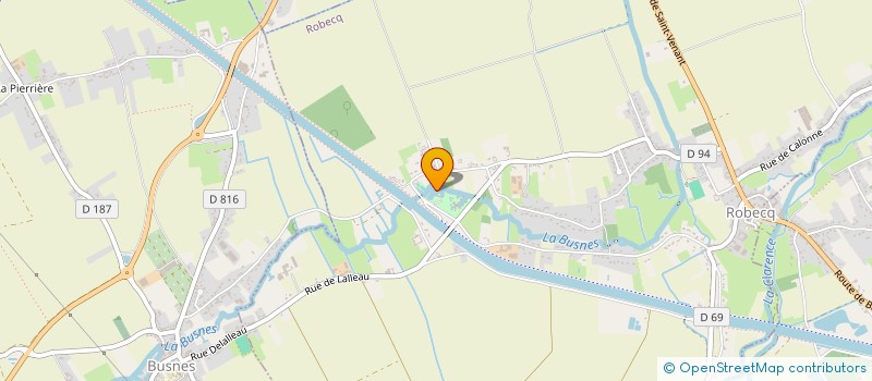 localisation de l'entreprise AU BOUCHON D'OR  ROBECQ