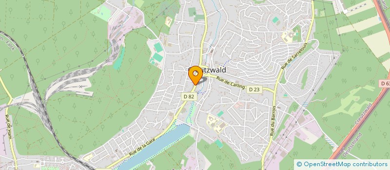 localisation de l'entreprise AU BOUCHON DE PAPA 2  CREUTZWALD