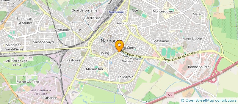 localisation de l'entreprise AU BOUCHON GOURMAND  NARBONNE