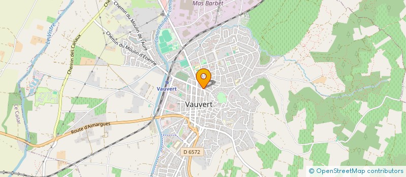 localisation de l'entreprise AU BOUDOIR D'EMILIE  VAUVERT