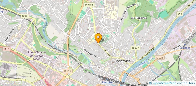 localisation de l'entreprise AU BOUDOIR D HILAL à PONTOISE