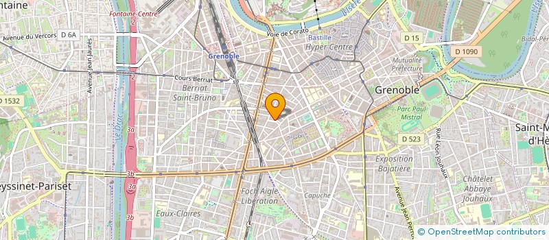 localisation de l'entreprise AU BOUDOIR DE DELIA  GRENOBLE