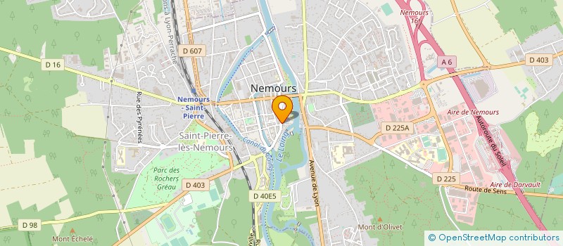 localisation de l'entreprise AU BOUDOIR DE MURIEL à NEMOURS