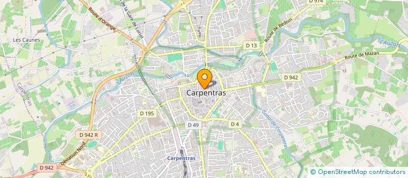 localisation de l'entreprise AU BOUDOIR DE ROSE à CARPENTRAS