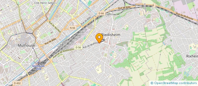 localisation de l'entreprise AU BOUDOIR DES POUPETTES  RIEDISHEIM