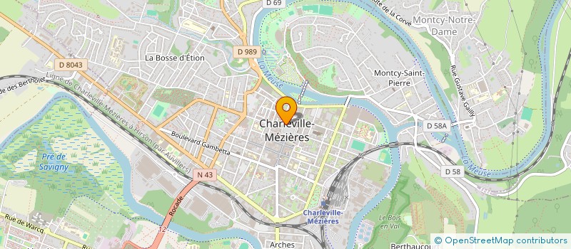 localisation de l'entreprise AU BOUILLON DUCALE  CHARLEVILLE-MEZIERES