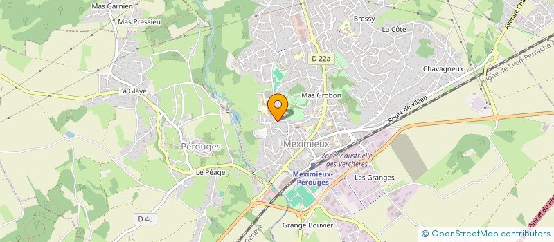 localisation de l'entreprise AU BOULEAU  MEXIMIEUX