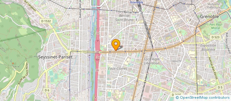 localisation de l'entreprise AU BOULEVARD DES FLEURS à GRENOBLE