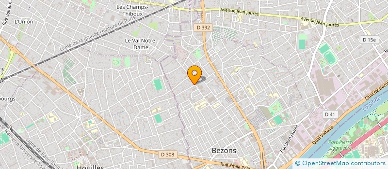 localisation de l'entreprise AU BOULOT à BEZONS