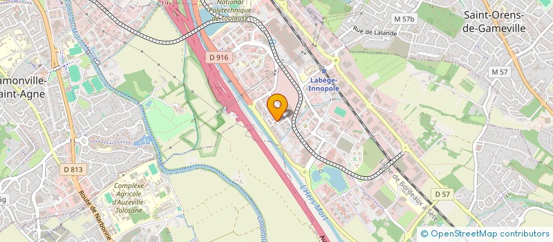 localisation de l'entreprise AU BOULOT à LABEGE