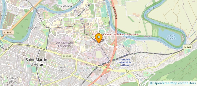 localisation de l'entreprise AU BOULOT  GRENOBLE