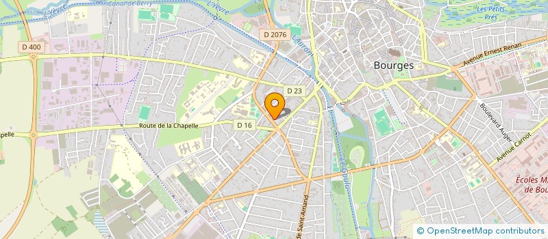 localisation de l'entreprise AU BOURGEON BIO à BOURGES