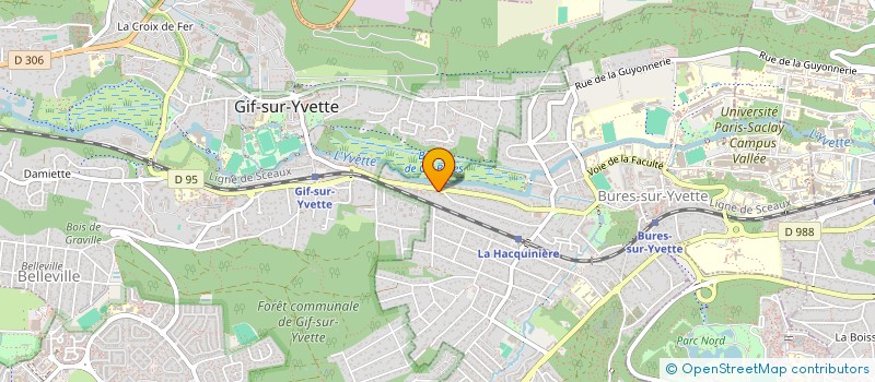 localisation de l'entreprise AU BOUT DE LA RUE à BURES-SUR-YVETTE