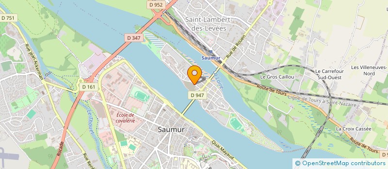 localisation de l'entreprise AU BOUT DE MES REVES à SAUMUR