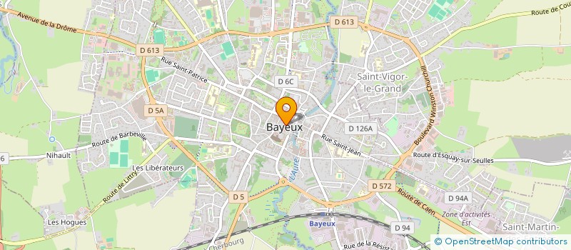 localisation de l'entreprise AU BOUT DE MON AIGUILLE à BAYEUX