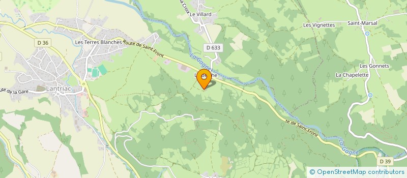 localisation de l'entreprise AU BOUT DE PAPIER  BRIVES-CHARENSAC