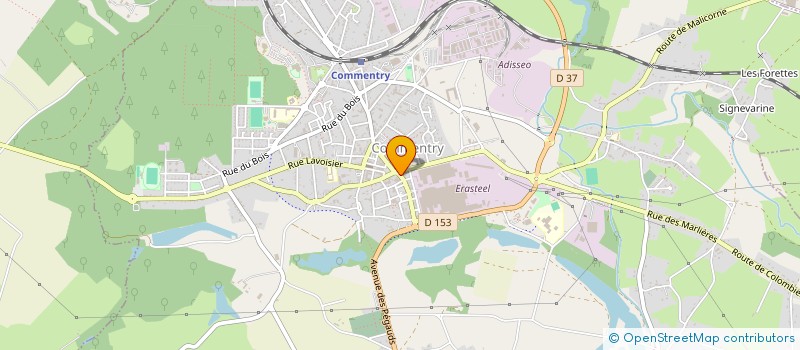 localisation de l'entreprise AU BOUT DES DOIGTS à COMMENTRY